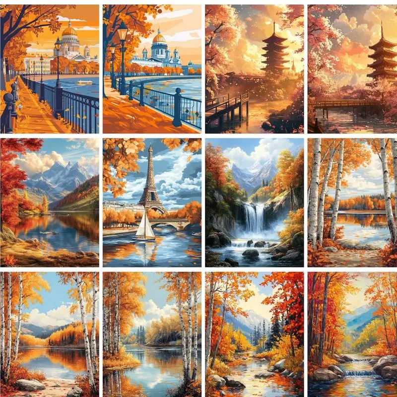 Embroidery Translate - 40x50cm Painting By Numbers On Canvas
