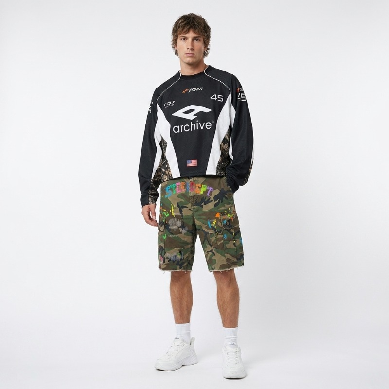 Embroidery Tshirt - Hip Hop Y2K Streetwear Men Matching