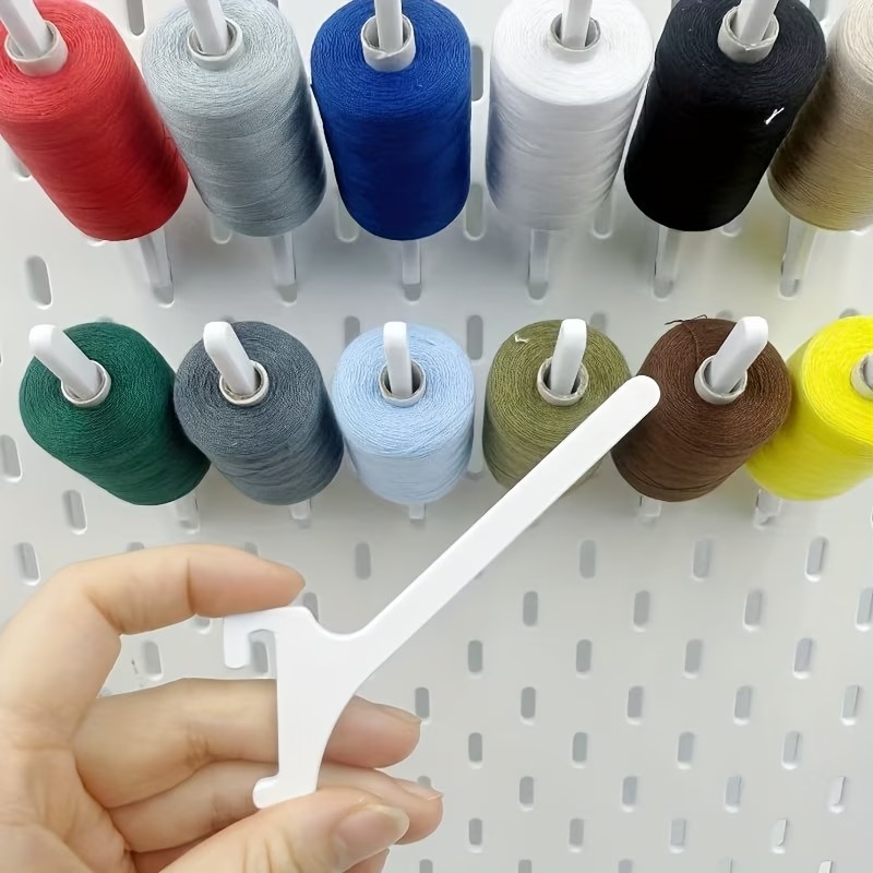 Embroidery Software - 10PCS Thread Spool Pegboard Hooks Compatible
