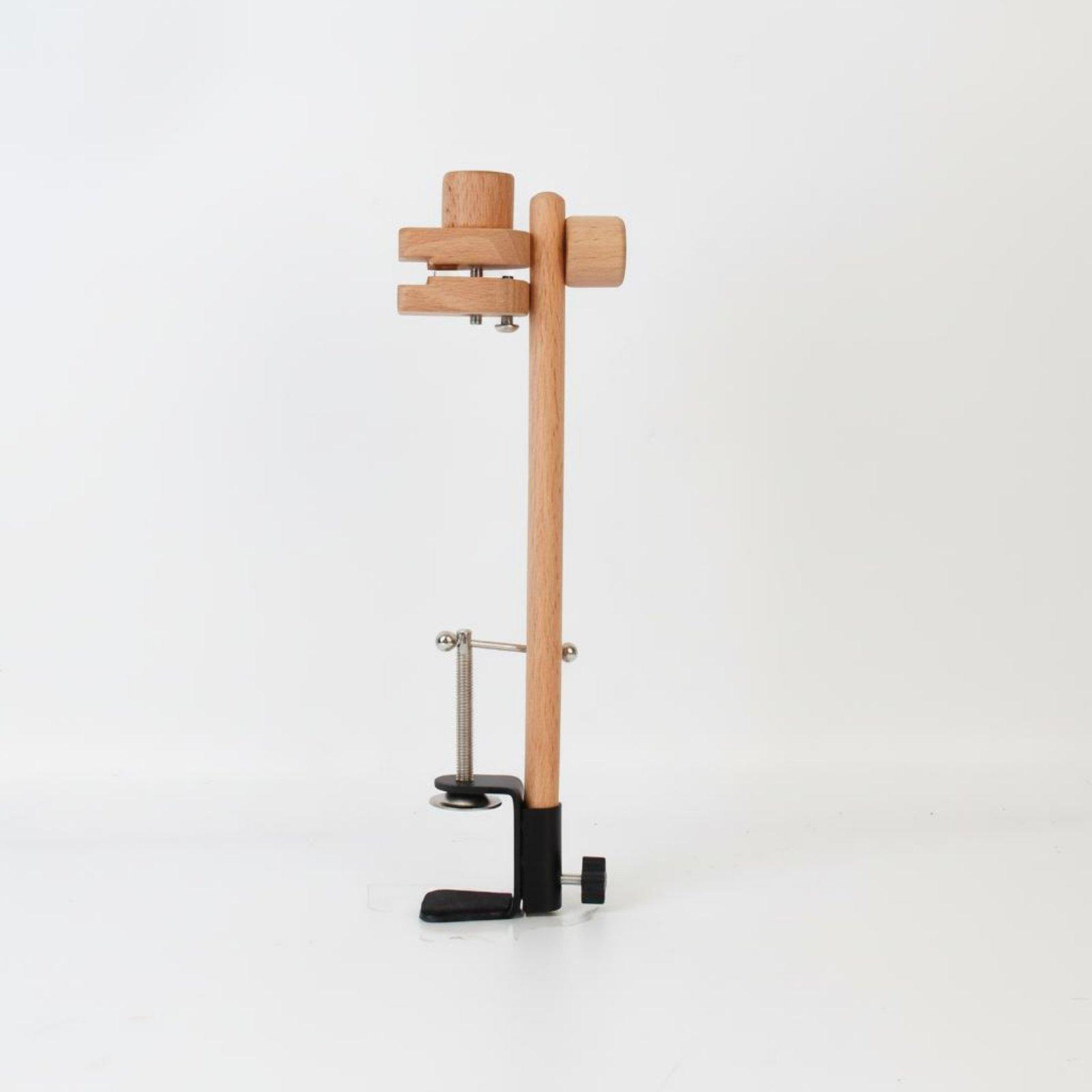 Embroidery Hoop Stand - Wooden Desk Embroidery Hoop Frame Rotating