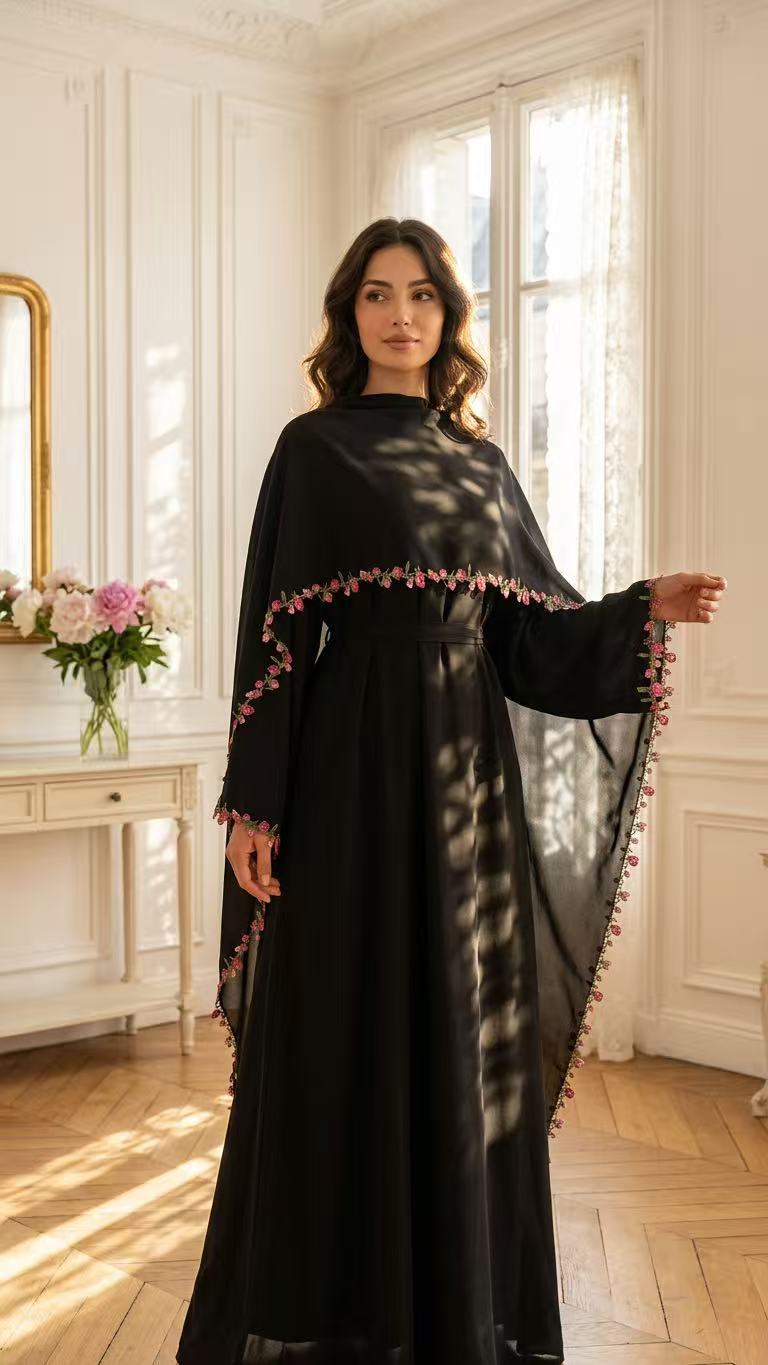 Elegant Embroidery Abayas Hija - Embroidery Kebaya 评论和价格