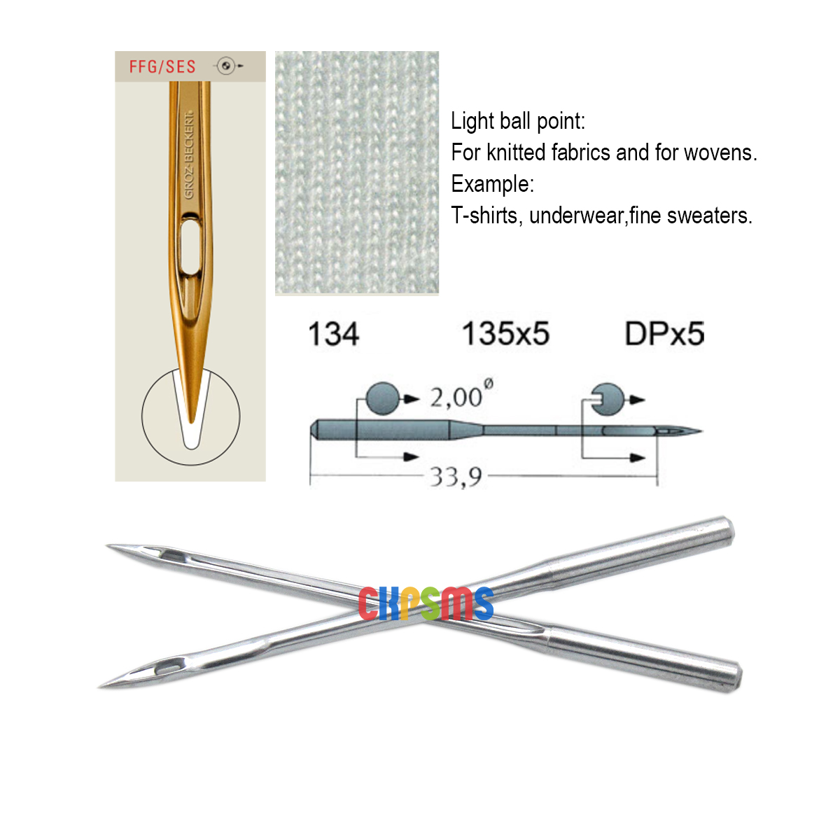 100PCS Groz-Beckert 134R 135X5 - Embroidery Software 评论和价格
