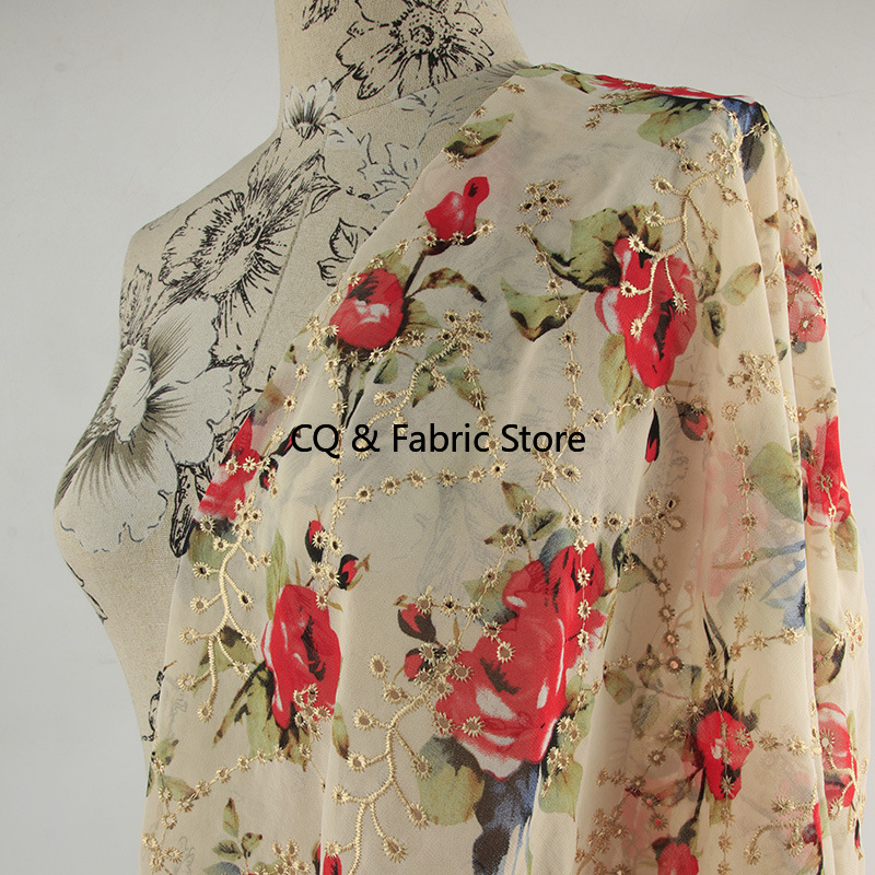 New rose pattern embroidery pr - Embroidery Roses 评论和价格