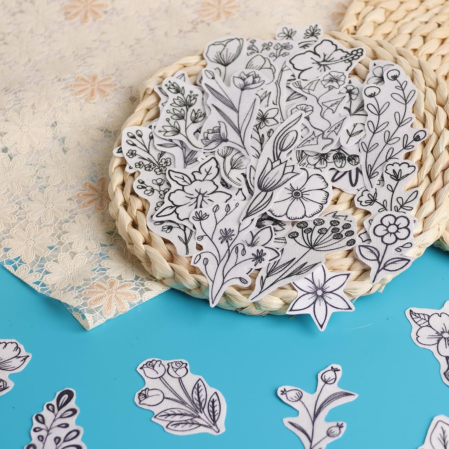 50Pcs Water Soluble Embroidery - Embroidery Paper 评论和价格