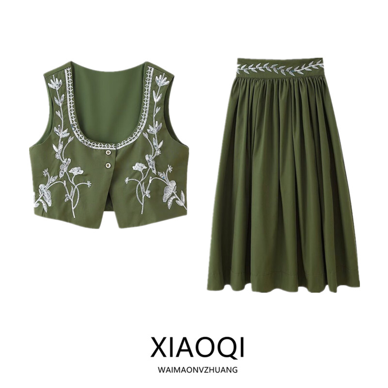 Women's Fashion Heavy Embroide - Embroidery Vest 评论和价格