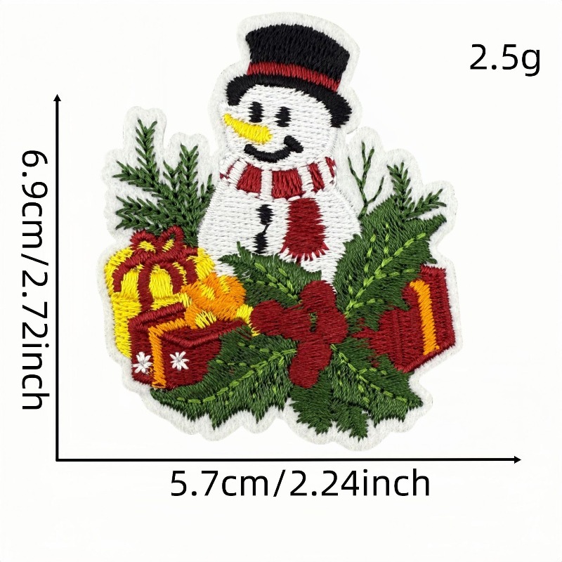 Vintage Christmas Iron-on Embr - Embroidery Xmas 评论和价格