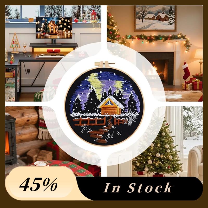 A60zchristmas Needlework Kits  - Embroidery Kitchen 评论和价格