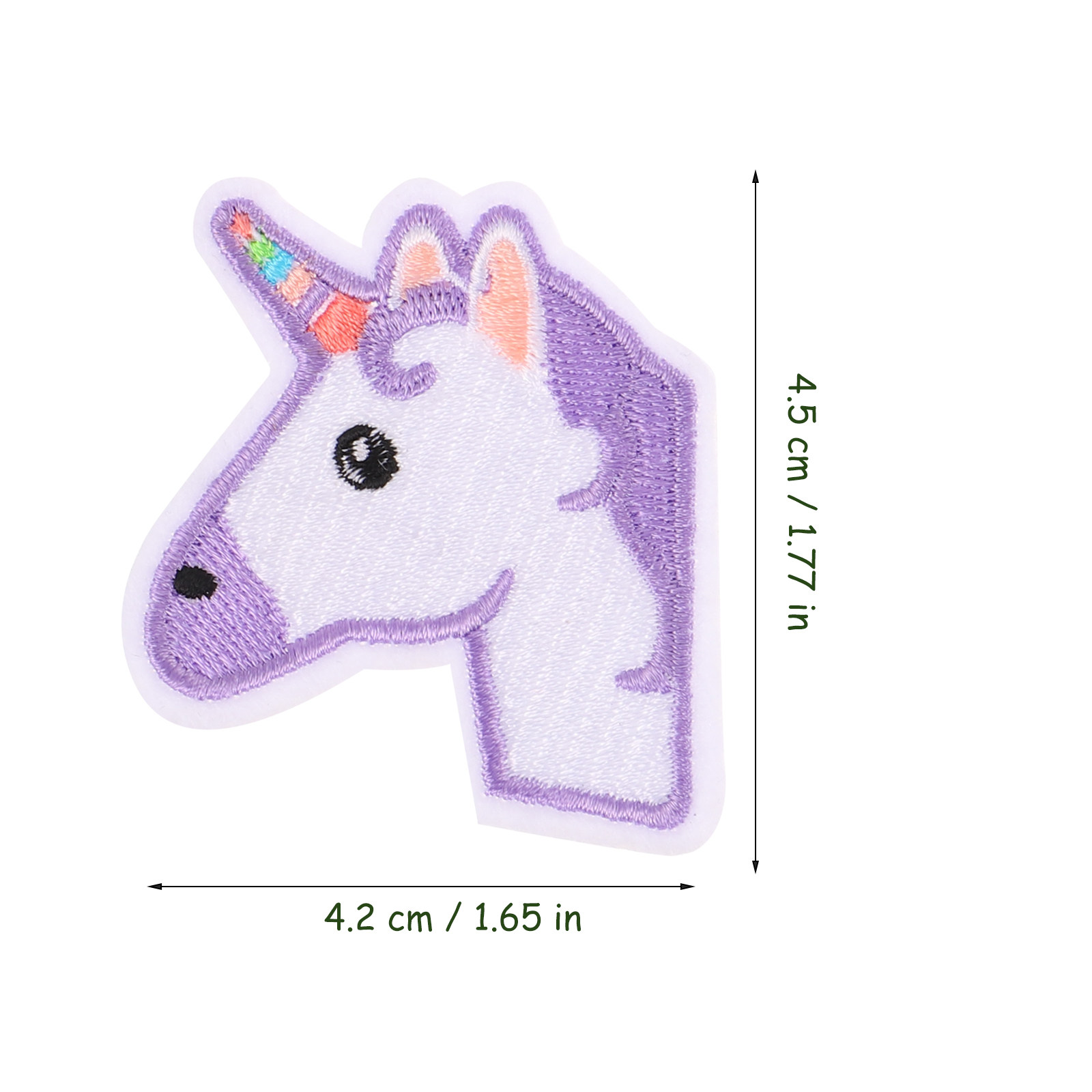 3Pcs Unicorn Fabric Patches Cu - Embroidery Unicorn 评论和价格