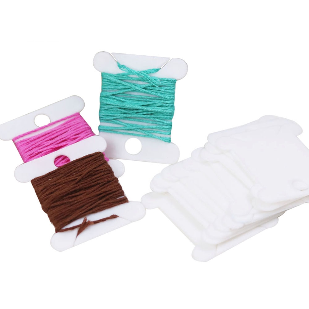 30pcs Plastic Floss Bobbins Se - Embroidery Software 评论和价格