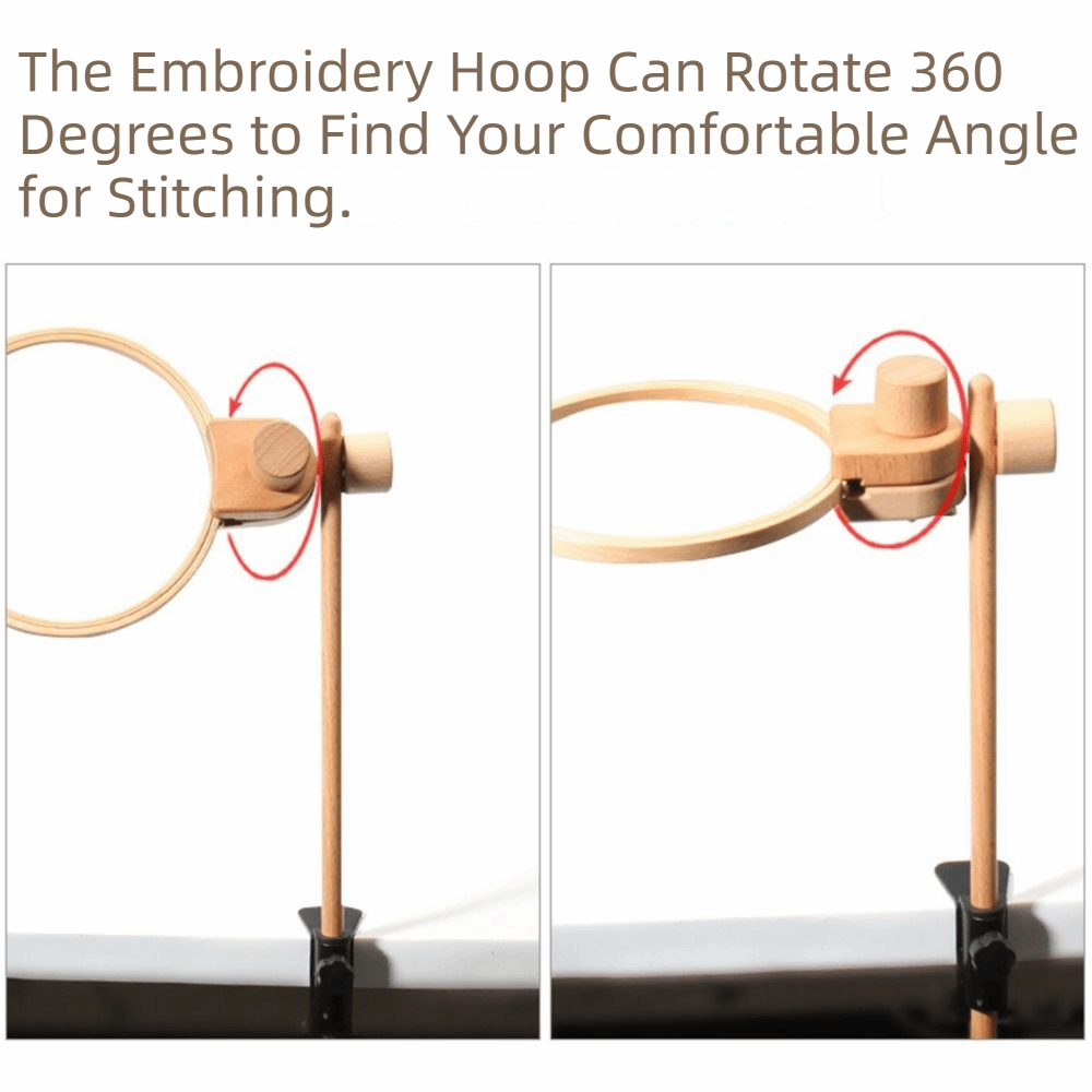 Beech Wood Embroidery Frame La - Embroidery Hoop Stand 评论和价格