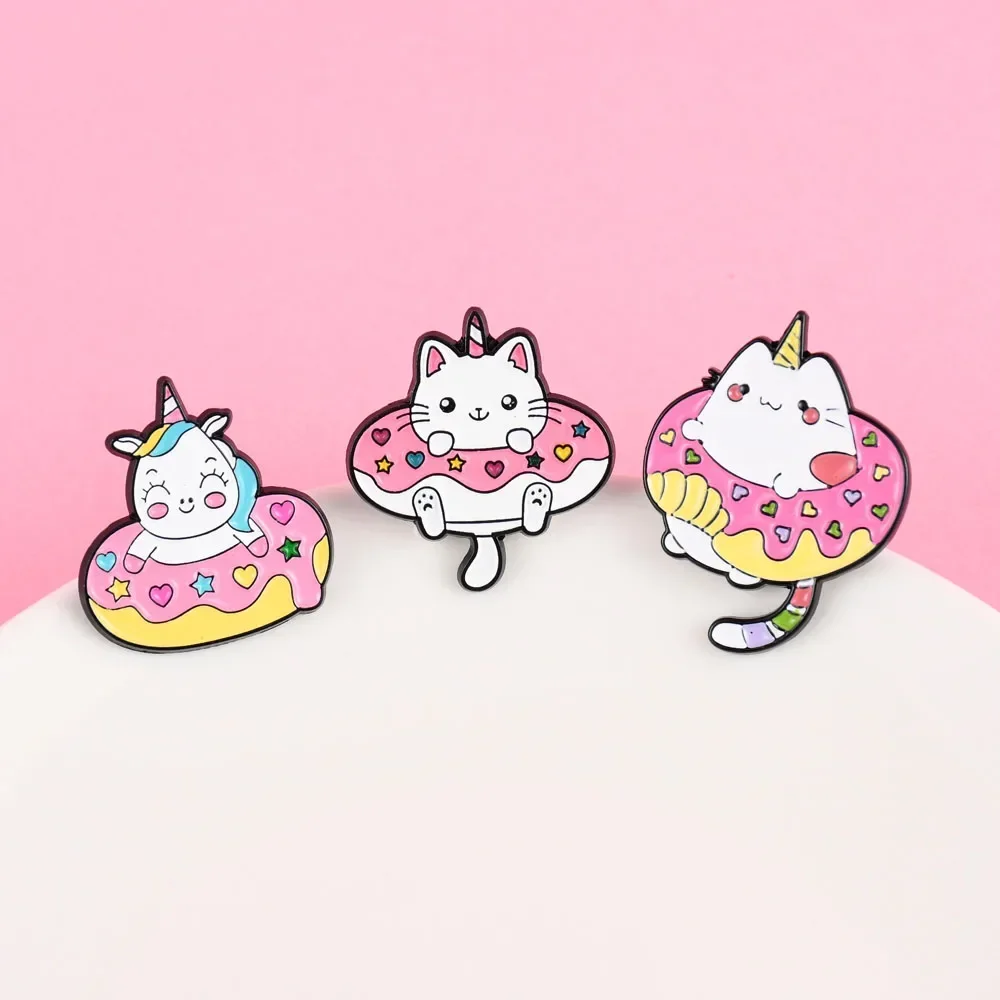 Elviragirl 1Pcs Cute Doughnut  - Embroidery Unicorn 评论和价格