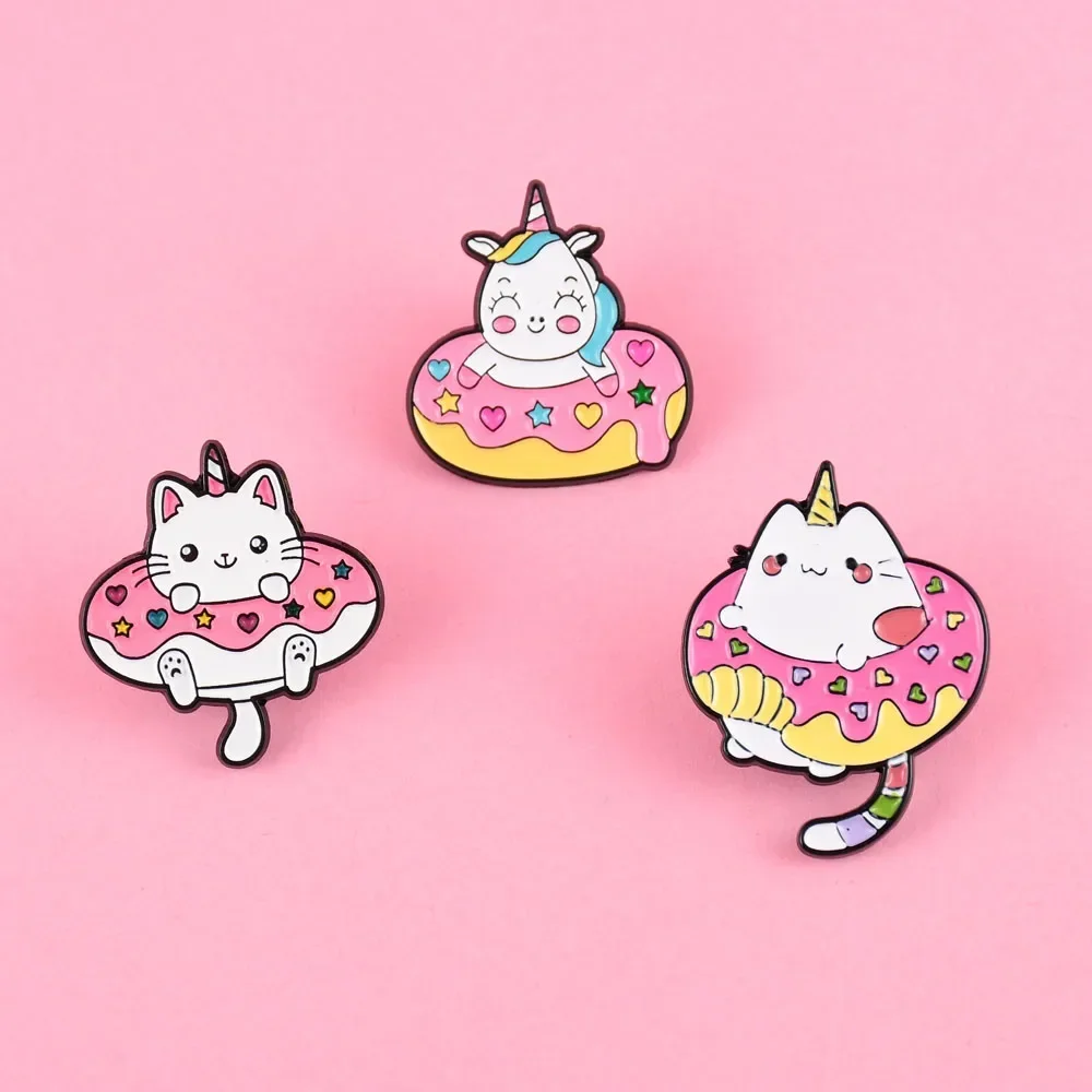Elviragirl 1Pcs Cute Doughnut  - Embroidery Unicorn 评论和价格
