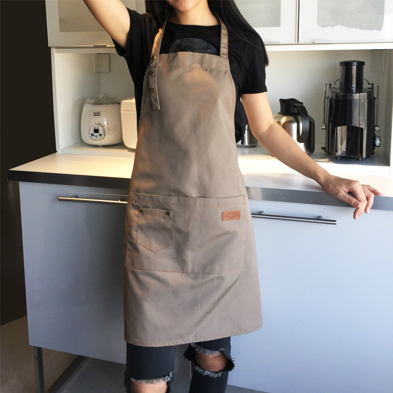 Waterproof Kitchen Apron Perfe - Embroidery Kitchen 评论和价格