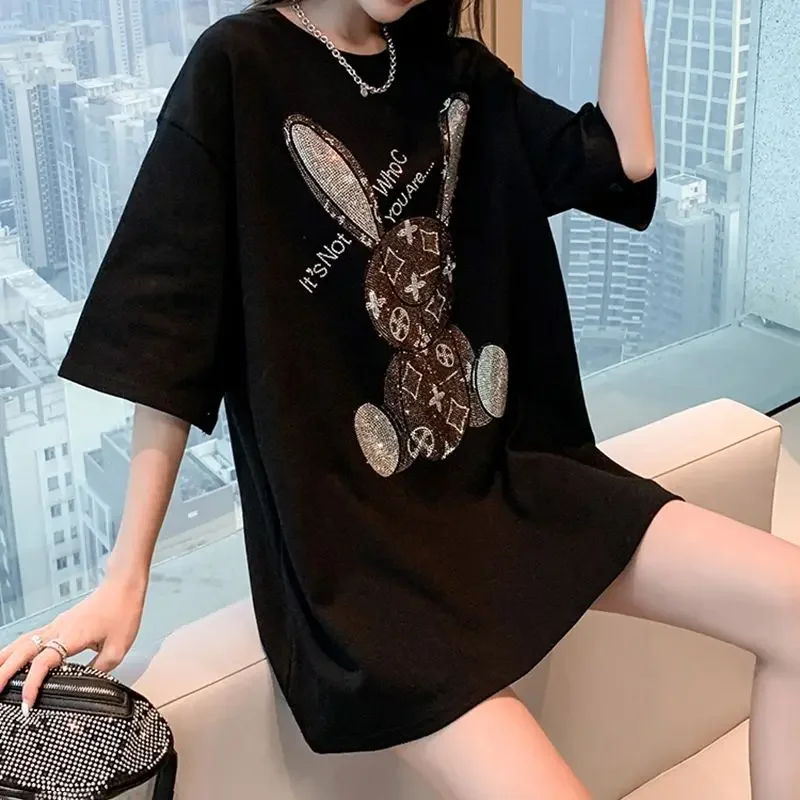 Women's Summer Casual T-Shirt: - Embroidery Tshirt 评论和价格