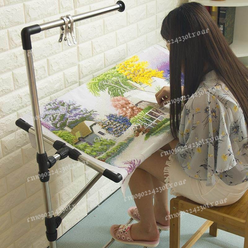 Adjustable Cross Stitch Frame  - Embroidery Hoop Stand 评论和价格