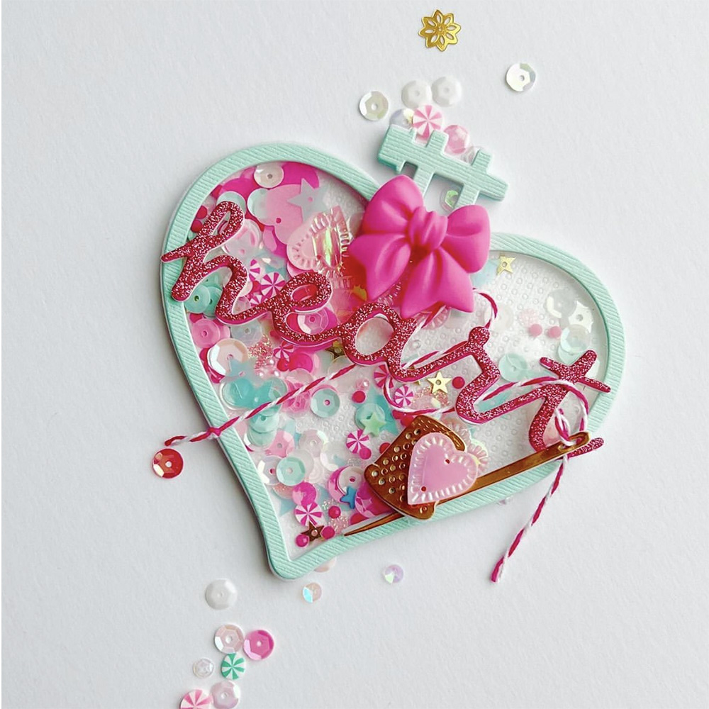 KSCRAFT Heart Embroidery Hoop  - Embroidery Paper 评论和价格