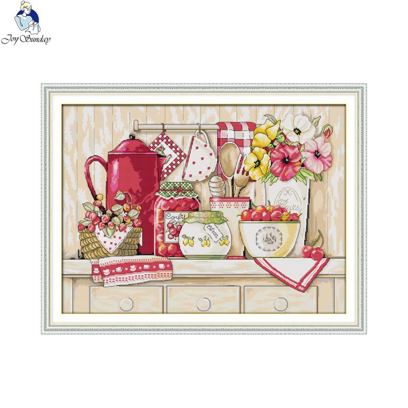 Cozy kitchen Counted and stamp - Embroidery Kitchen 评论和价格