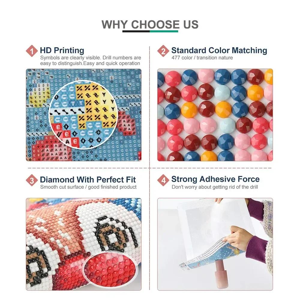 Frameless,5d DIY Diamond Art P - Embroidery Kit Set 评论和价格