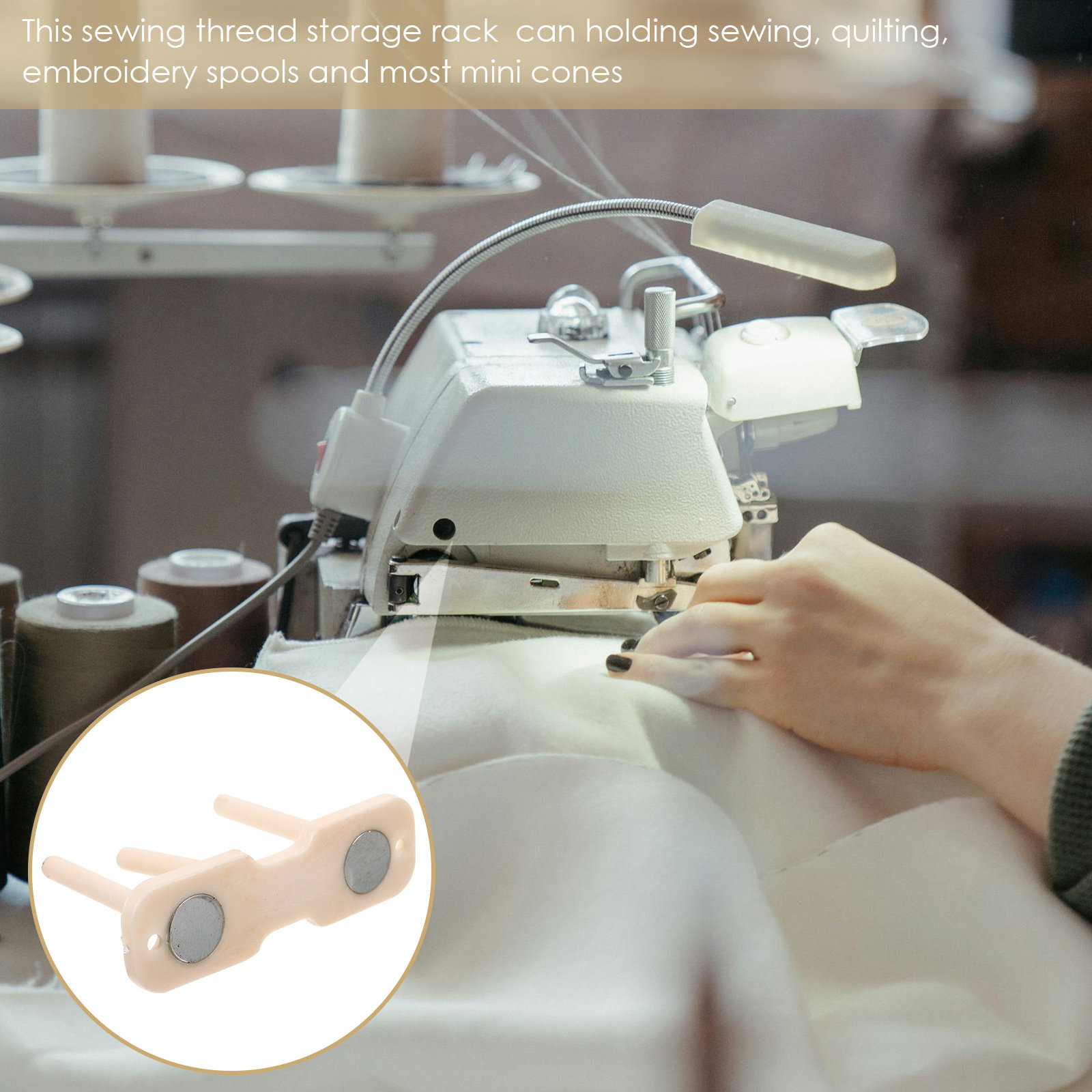 Plastic Thread Rack Sturdy Spo - Embroidery And Quilting 评论和价格