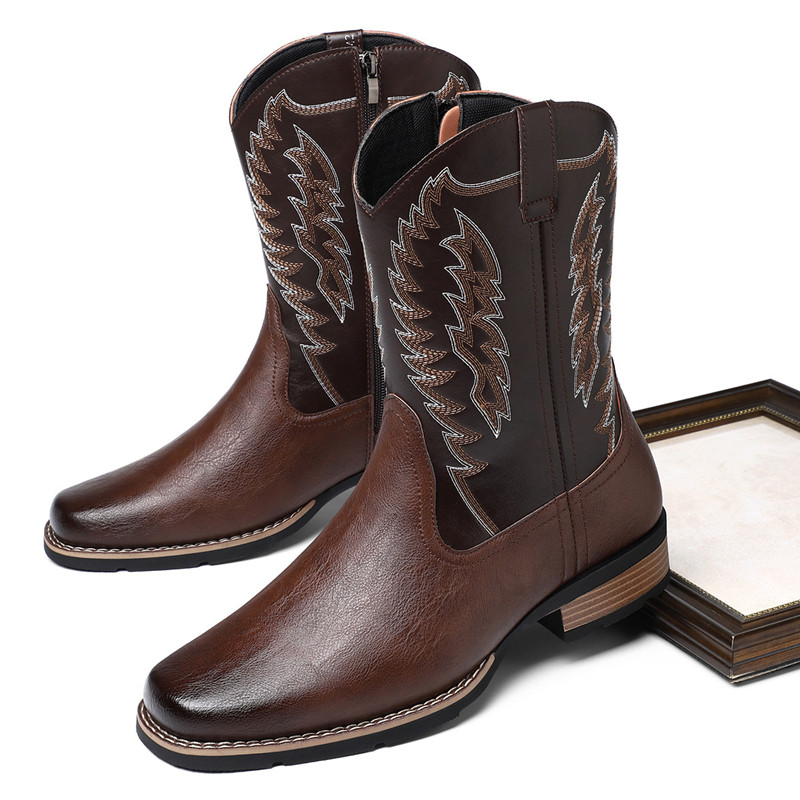 Luxury Men High Boot Embroider - Embroidery Stitches 评论和价格