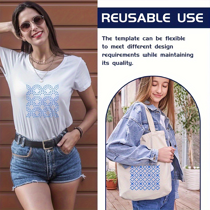 30Pcs Embroidery Templates DIY - Embroidery And Quilting 评论和价格