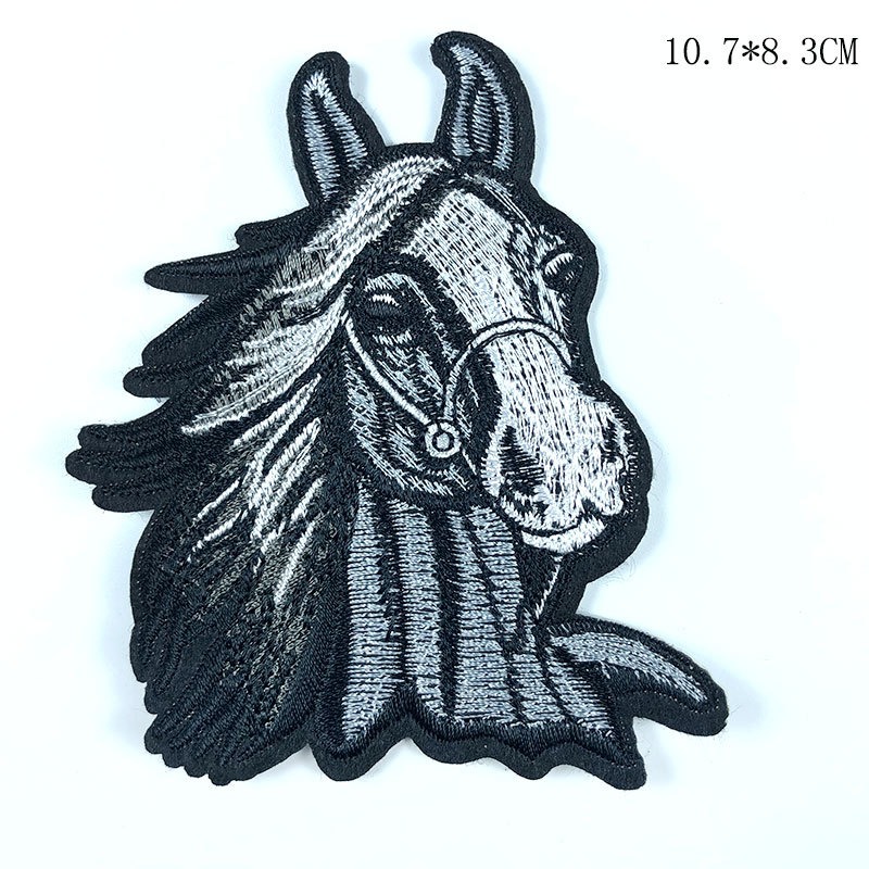 Horse Head Adhesive Embroidery - Embroidery Unicorn 评论和价格