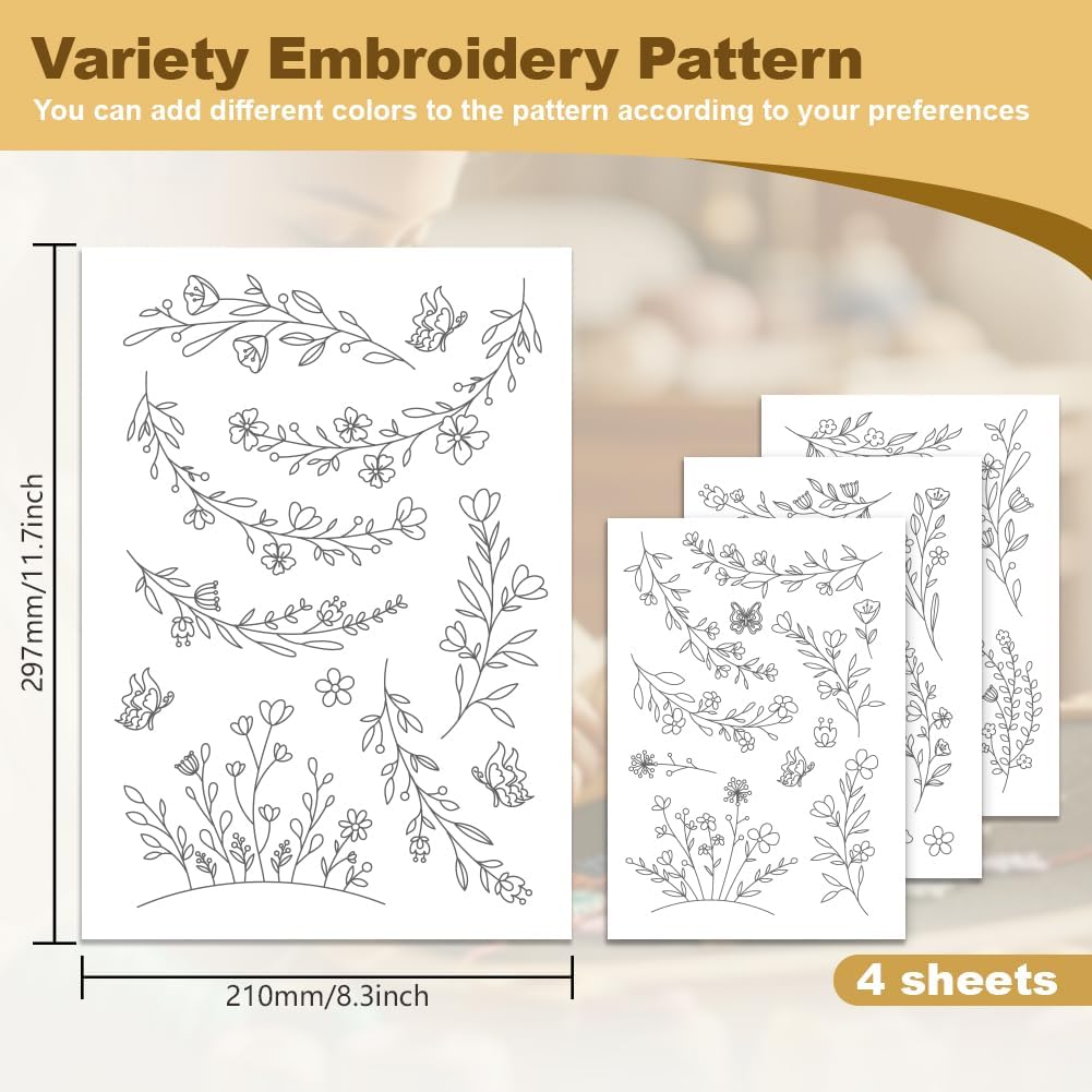 Water Soluble Embroidery Stabi - Embroidery Paper 评论和价格