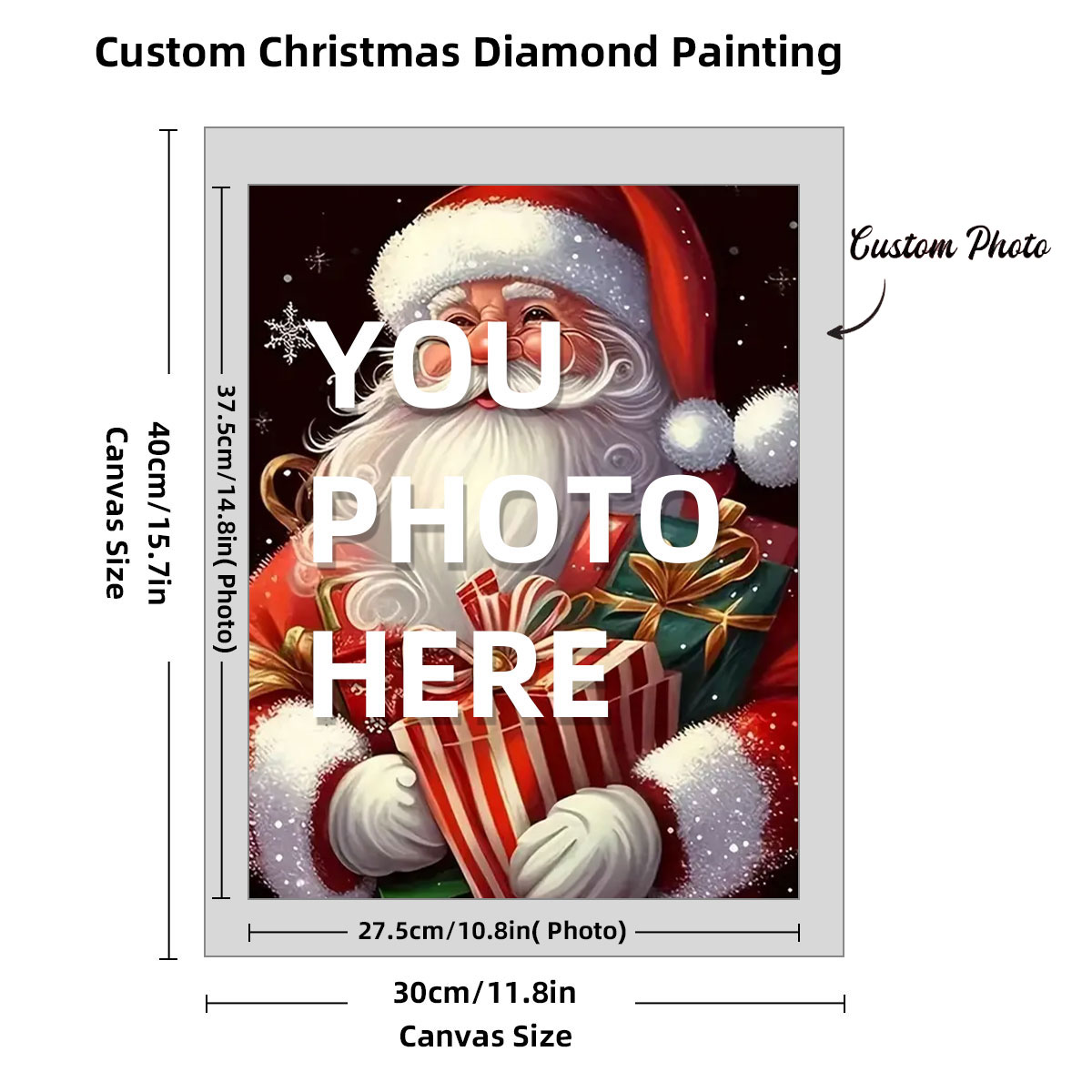 Personalized Custom Photo Diam - Embroidery Kit Set 评论和价格