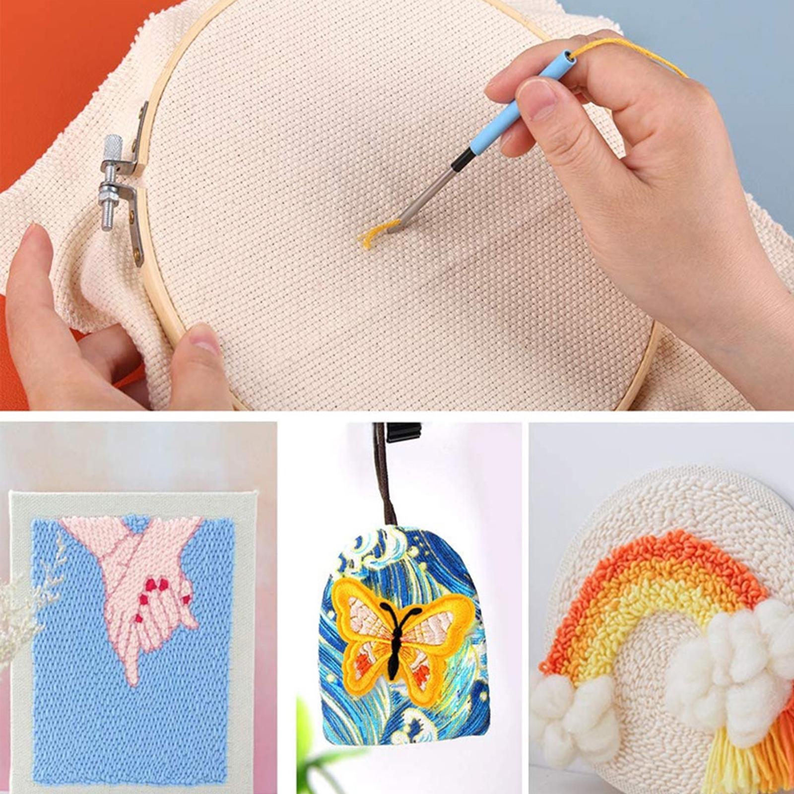 Punch Needle Embroidery Kit wi - Embroidery Kit Set 评论和价格