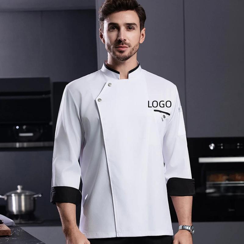 Chef Uniform Work Clothes Long - Embroidery Kitchen 评论和价格