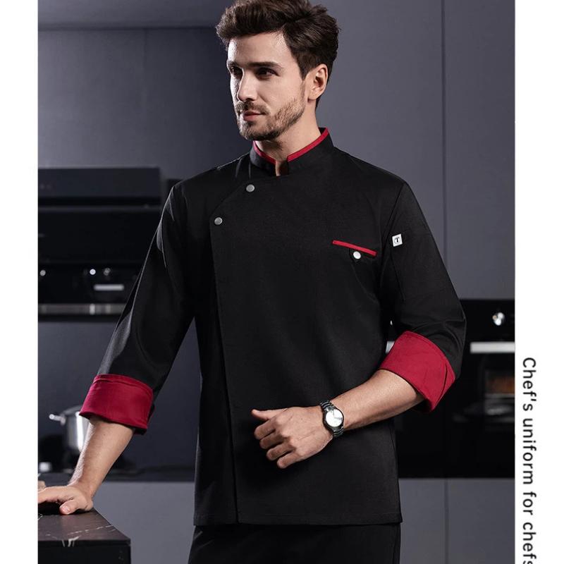 Chef Uniform Work Clothes Long - Embroidery Kitchen 评论和价格