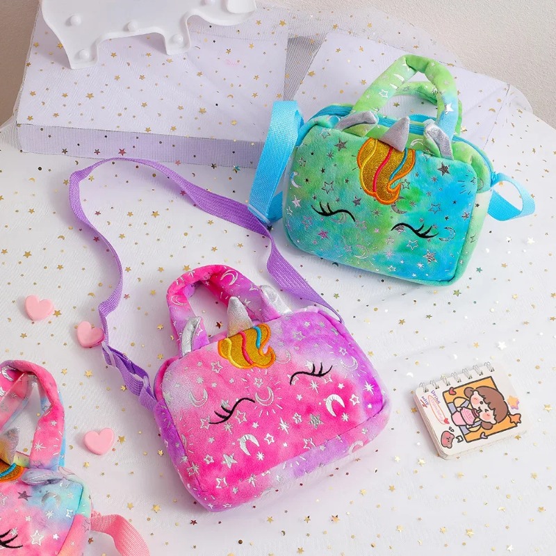 Sweet Unicorn Handbags For Gir - Embroidery Unicorn 评论和价格
