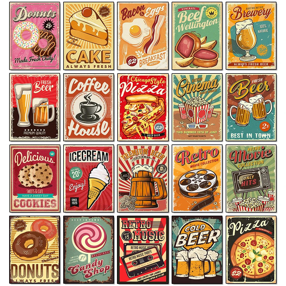 5D Diamond Painting Food Poste - Embroidery Kitchen 评论和价格