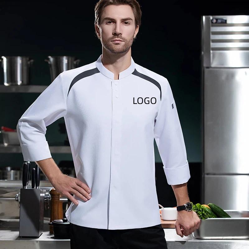 Breathable Long Sleeves Chef U - Embroidery Kitchen 评论和价格
