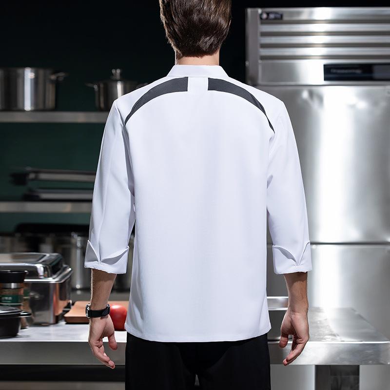 Breathable Long Sleeves Chef U - Embroidery Kitchen 评论和价格