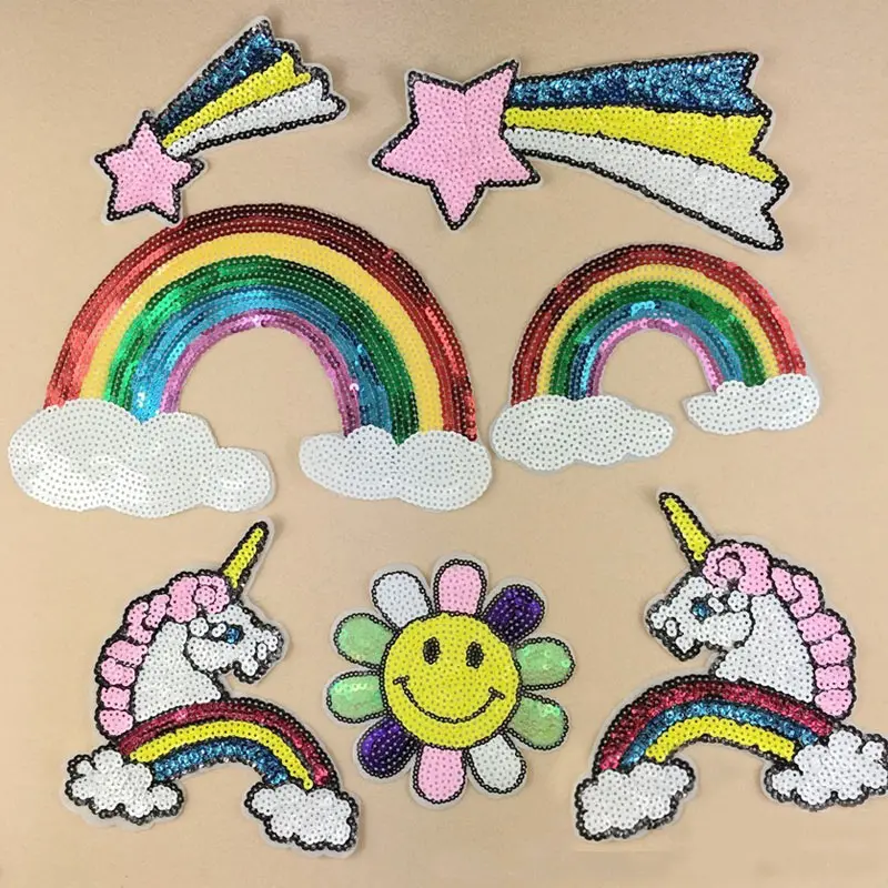 Rainbow Unicorn Star Butterfly - Embroidery Unicorn 评论和价格