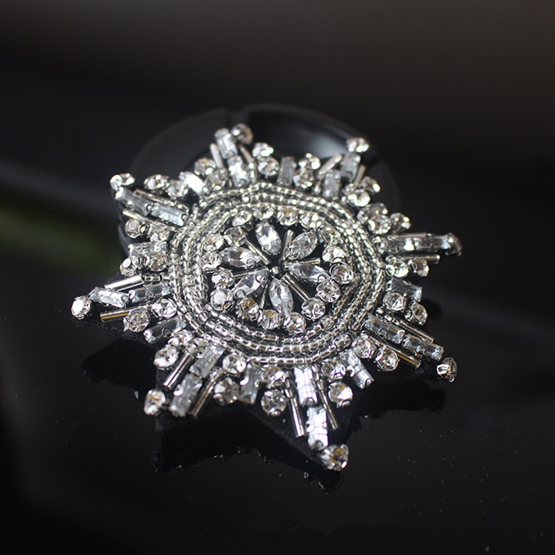 3pcs/lot Star Badge Beaded Pat - Embroidery Xmas 评论和价格