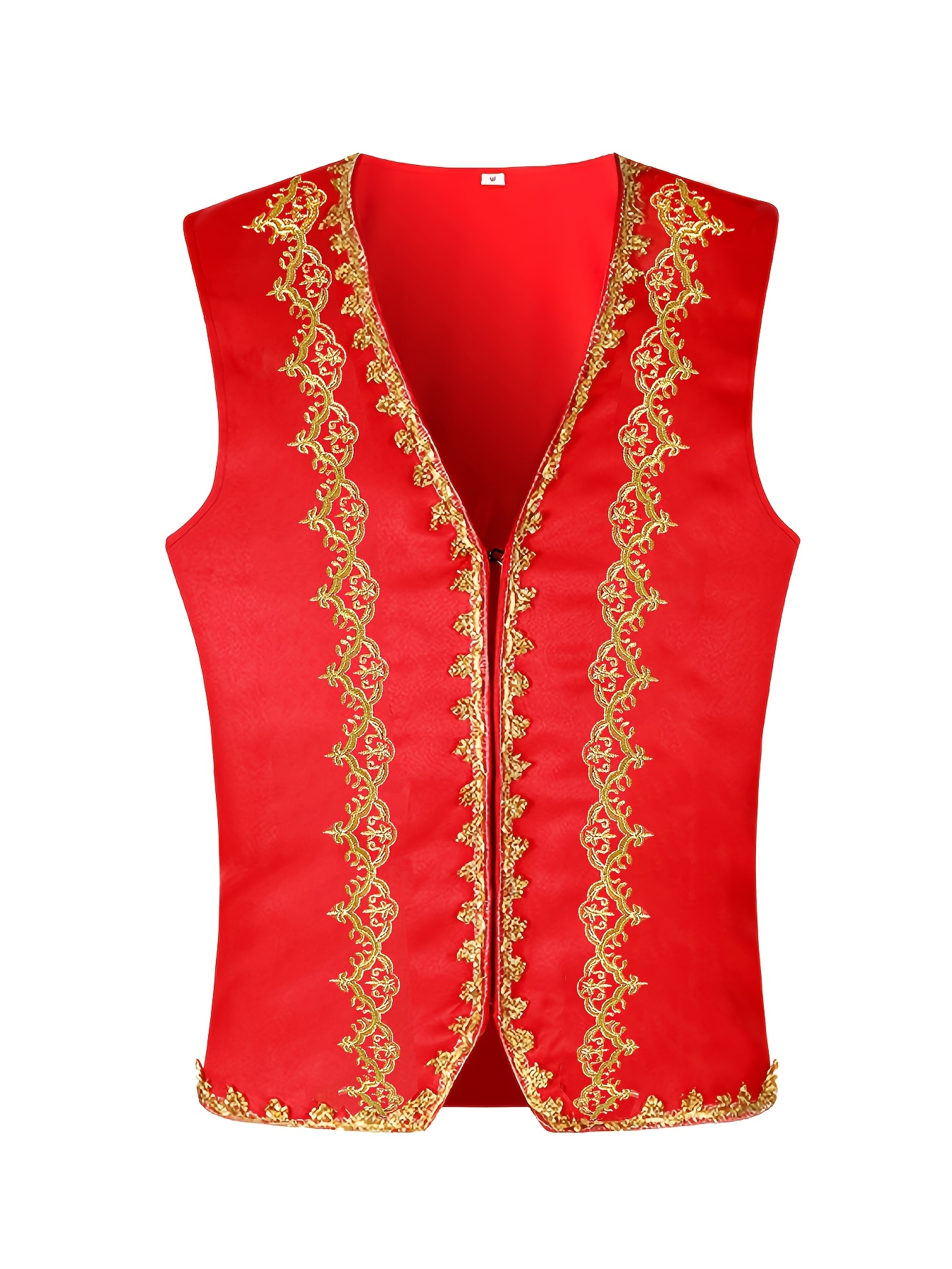Hot Sale Men Royal Court Waist - Embroidery Vest 评论和价格