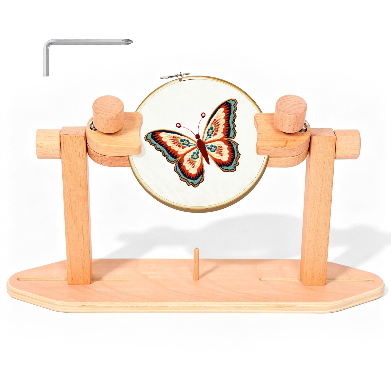 Wooden Embroidery Hoop Stand A - Embroidery Hoop Stand 评论和价格