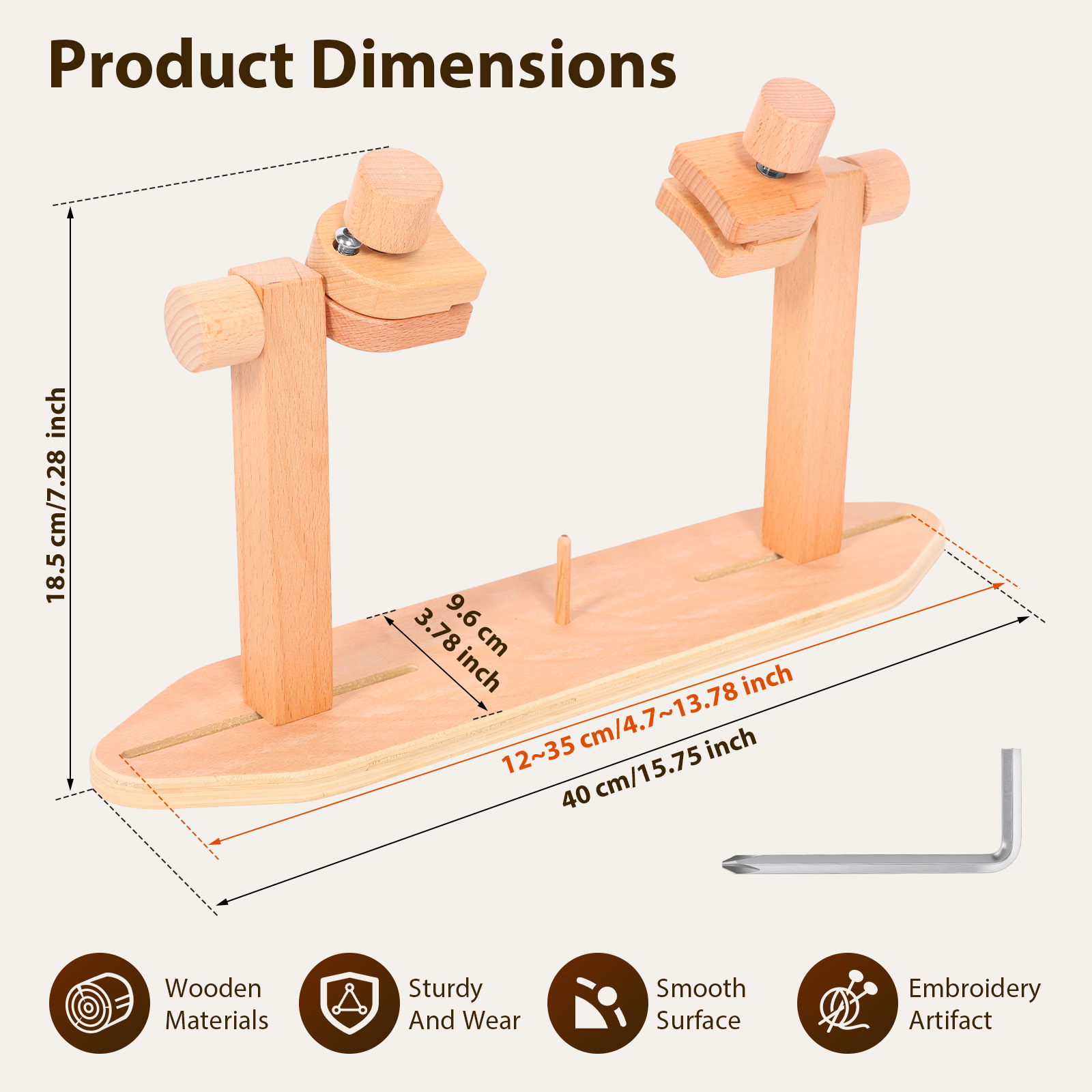 Wooden Embroidery Hoop Stand A - Embroidery Hoop Stand 评论和价格