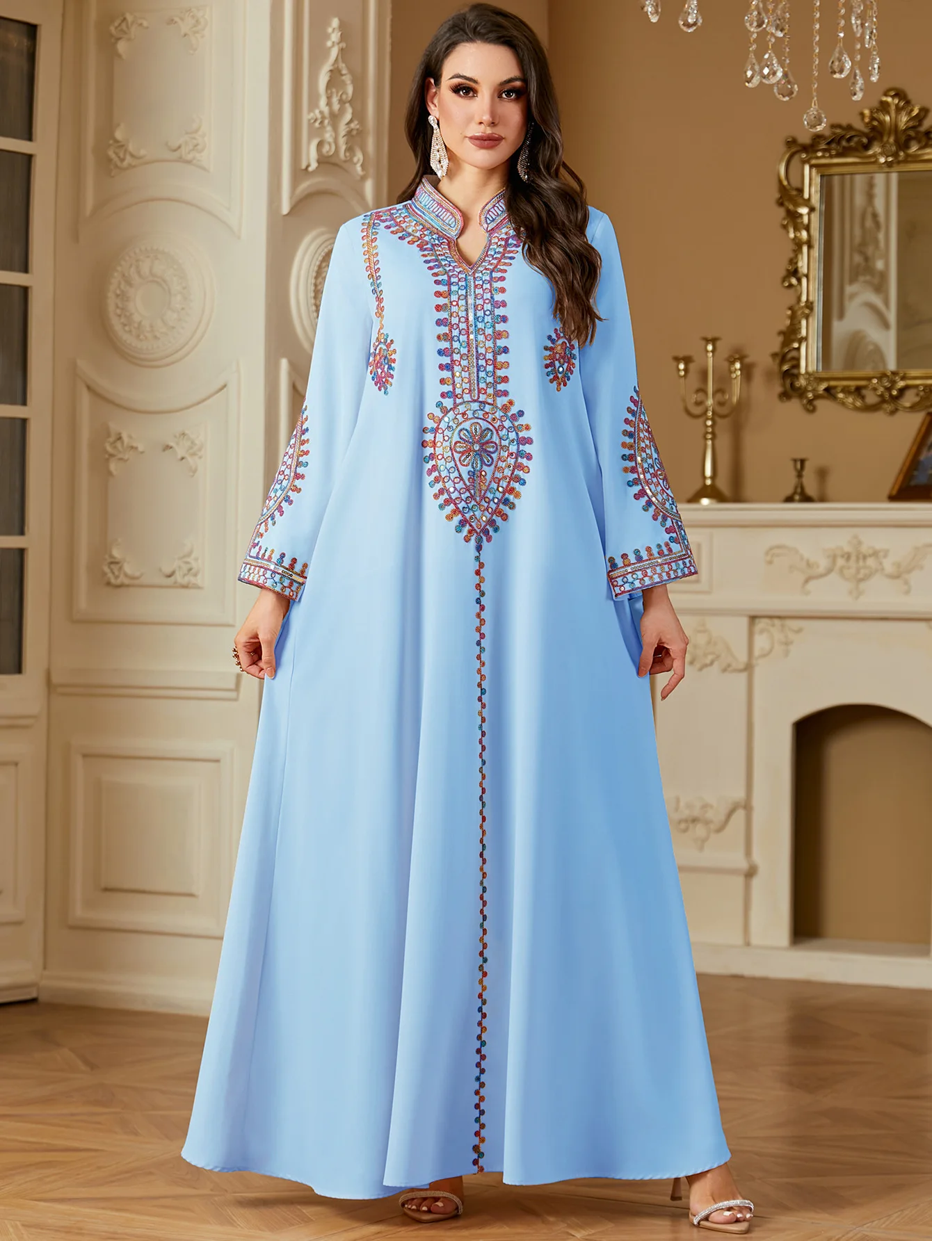 Eid Embroidery Party Dress Wom - Embroidery Kebaya 评论和价格