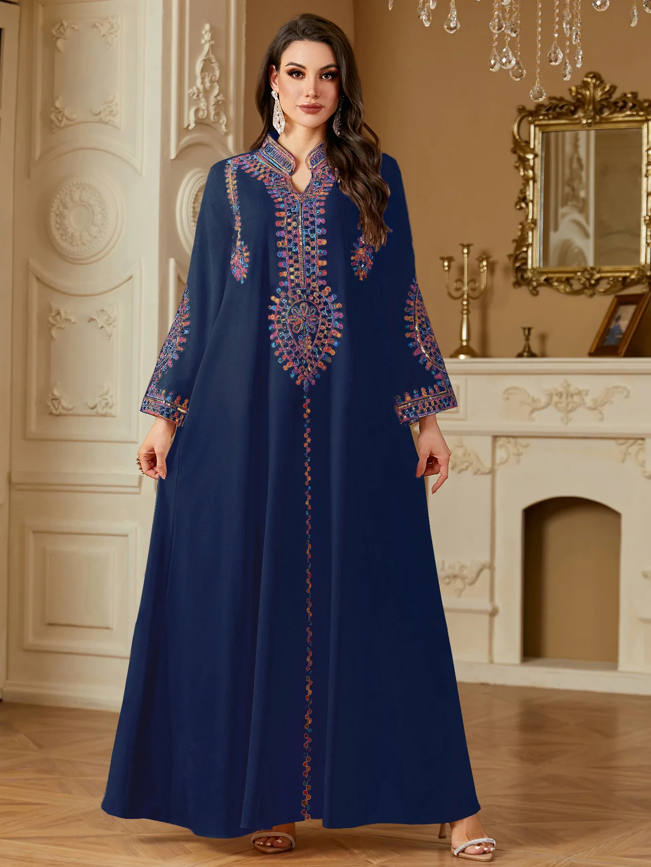Eid Embroidery Party Dress Wom - Embroidery Kebaya 评论和价格