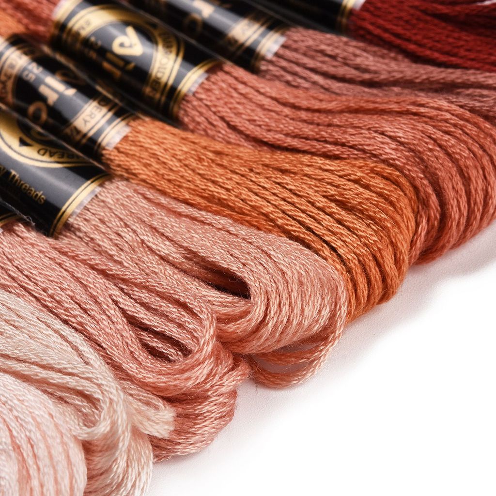 1Set 8 Skeins 0.5mm 6-Ply Poly - Embroidery Stitches 评论和价格
