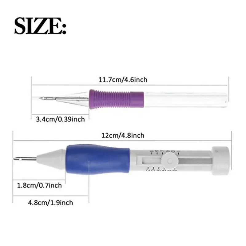 7-Piece Embroidery Punch Needl - Embroidery Kit Set 评论和价格
