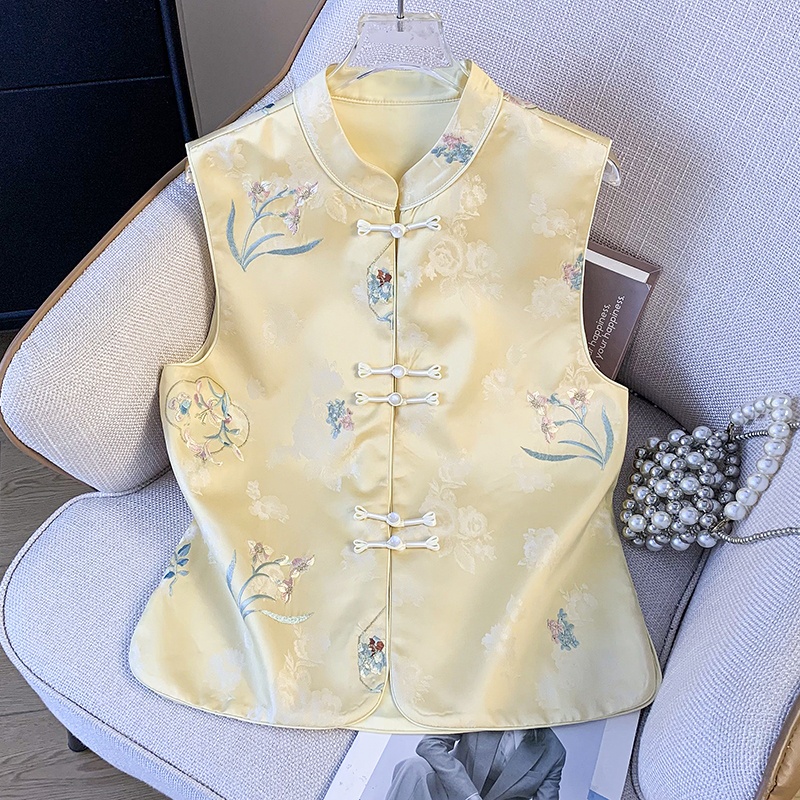 New Chinese Style Eastern Clas - Embroidery Vest 评论和价格