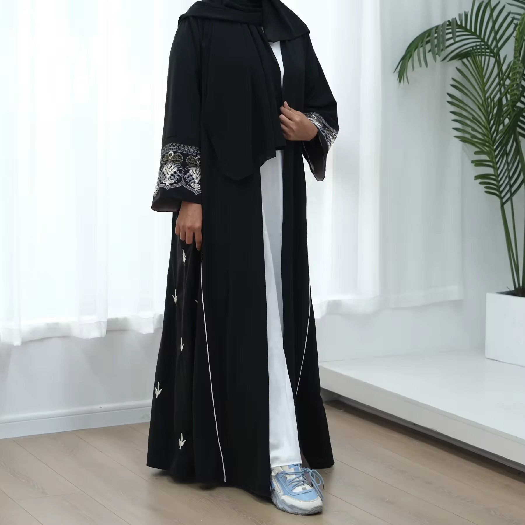 New Fashion Embroidery Kimono  - Embroidery Kebaya 评论和价格