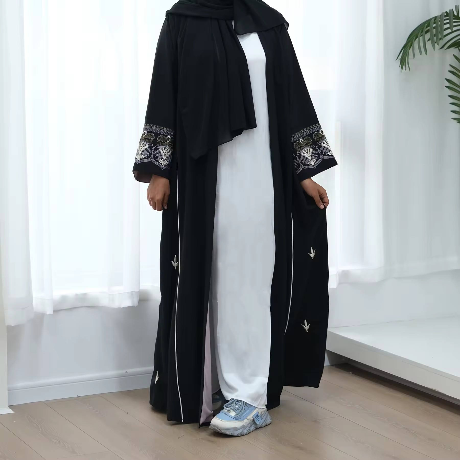 New Fashion Embroidery Kimono  - Embroidery Kebaya 评论和价格